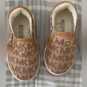 Michael Kors Brown Sneakers with Signature Monogram